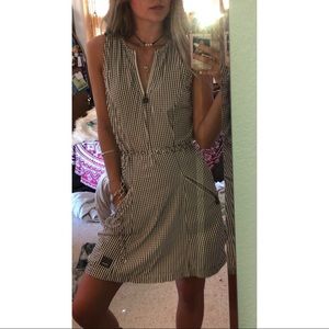 Vintage Versace Gingham Dress